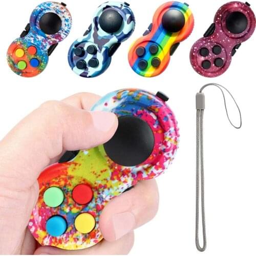 Fidget Pad Controller Finger Toy Antistress Hand Anti Stress Games for Adults and Child Autism ADHD Toys Stress Relief Anxiety