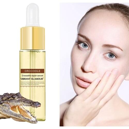 15ml Crocodile Repair Serum Essence Liquid Moisturizing Anti Wrinkle Anti Aging Repair Scars Shrink Pores Remove Acne Skin Care
