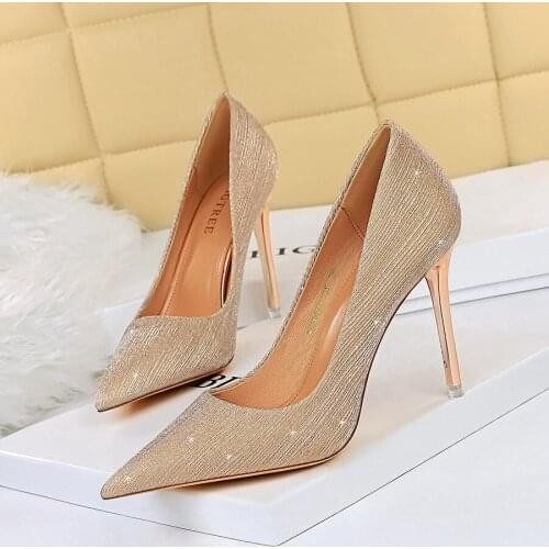 Women Pumps Sexy High Heels Fashion Wedding Female Shoes Bling Stiletto Pumps Women Shoes Party Shoes Women Thin Heels
