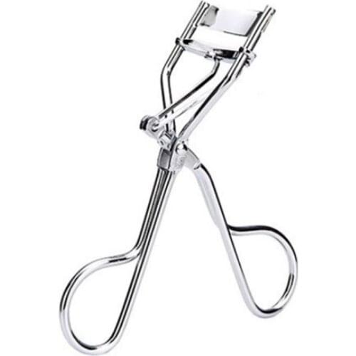 1Pcs Silver Eyelash Curler Professional Women Eye Makeup Tools Beauty Accessories Metal Silicone Strip Tweezer Eyelash Curler