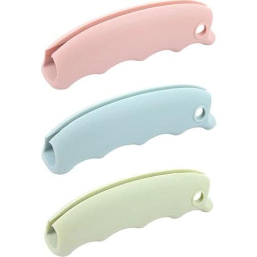 1PCS Comfortable Shopping Bag Hanging Quality Mention Dish Carry Bags 15g Save Effort Shopping Bag Clip Comfortable Carry Handle