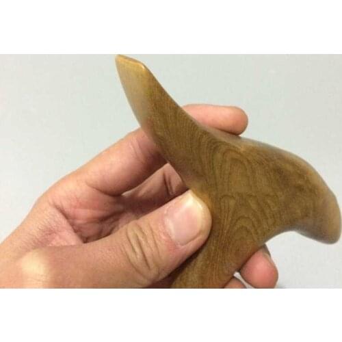 2 Pcs Wooden Foot Body Point Massage Tool Acupressure Stick Reflex free shipping