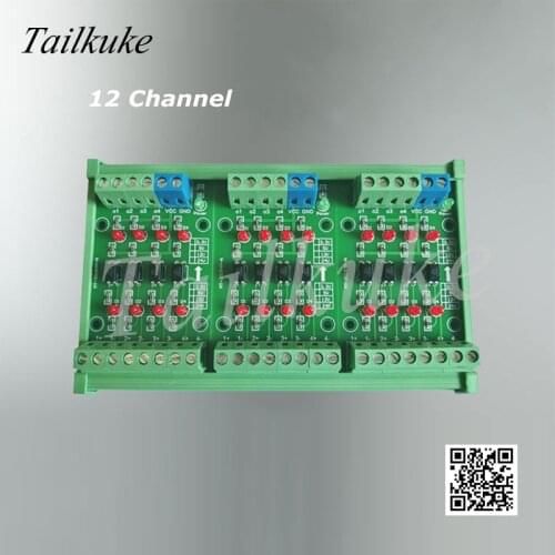 4-32 Channel Plc Optocoupler Conversion Module Signal Level Conversion Board 3.3v Conversion 24v NPN Output PNP Output