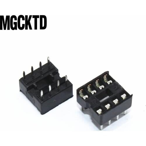 60PCS/LOT 100% new 8pin DIP IC sockets Adaptor Solder Type 8 pin