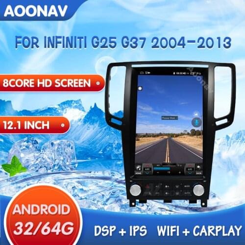 Android 10.0 Car Radio Multimedia Stereo Player For Infiniti G25 G37 2004 2005 2006-2013 car tape recorder head unit GPS player