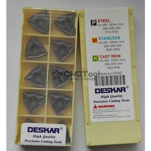 Free shopping WNMG080408 Lathe Cutting Insert Carbide Turning Tool Insert For steel