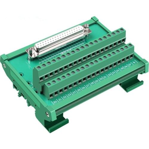 DB37 37 Pin D-SUB DR-37 Male/Female Signals Terminal PCB Breakout Module Connector