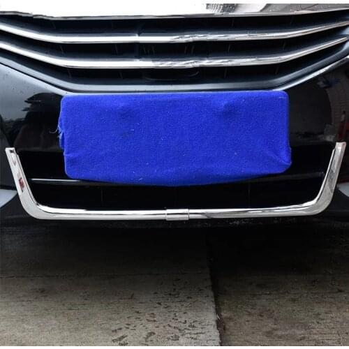 For Honda Accord 2008-2013 1 Set ABS Chrome Car Front Hood Grille Grill Decorative Cover Trim Car Styling Accessories