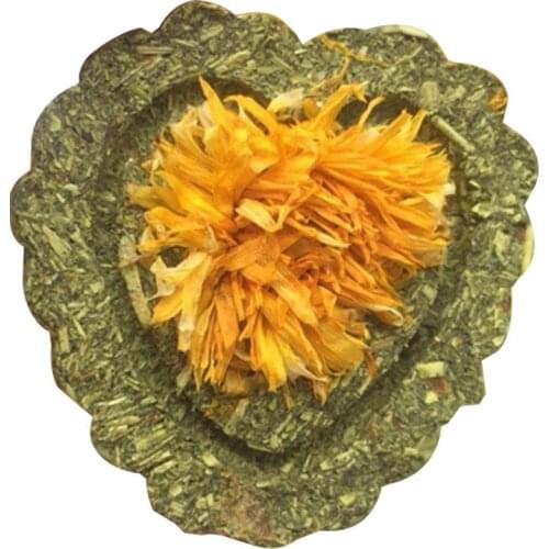 Dorakitten 1pc Bite Resistant Hamster Chew Toy Flower Decor Hamster Teething Toy Small Animal Chew Toy Pet Supplies Random Color