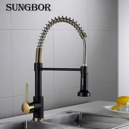 Kitchen faucet head quality Brass chrome Pull Out kitchen sink faucets Mixer tap grifo cocina robinet cuisine torneira CF-1166