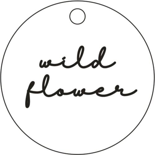 Delicate Wild Flower Inspired Necklace Simple inspirational Disc Pendant Necklace Jewelry 15mm ,18inch