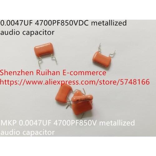 Original new 100% MKP 0.0047UF 4700PF850VDC metallized audio capacitor (Inductor)