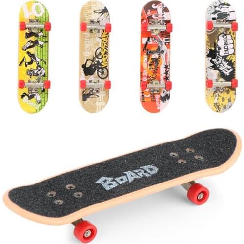 Durable Finger Skateboard Smooth Edge Detachable Easy to Assemble Multiple Scenes ABS Finger Skateboard Park Ramp Toys for Kids