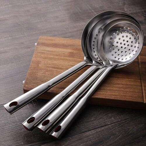 1Pcs Stainless Steel Soy Milk Juice Filter Mesh Spoon Filter Sieve For Home Kitchen Scooping Spoon Colander Leaking Mesh Sieve