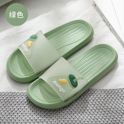 Slipper girl cute cartoon couple home bathroom bath antiskid deodorant slipper man slippers women shoes for women