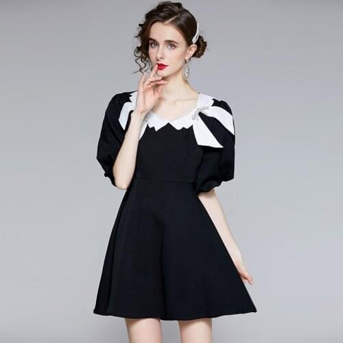 Черные летние платья SKNG China At AliExpress