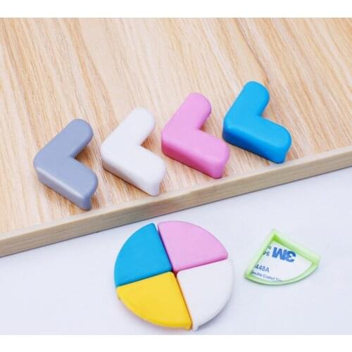 8pcs Baby Safe Corner Protector Soft Silicone Table Desk Corner Guard Edge Anticollision Guards For Kids Furniture Accessories