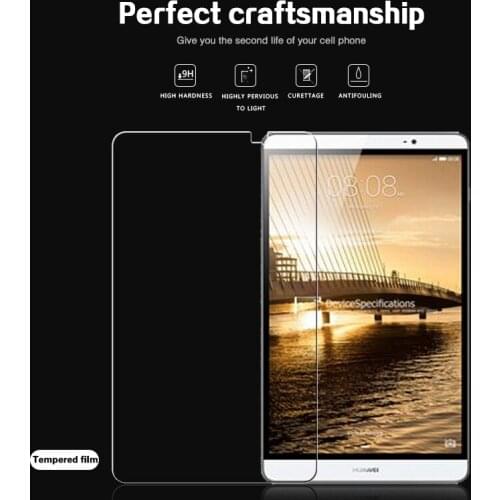 Ultra Thin Tempered Glass cover For Huawei Mediapad M2 801L 802L 803L 8.0" Tablet Toughness Front Sreen Protective cover