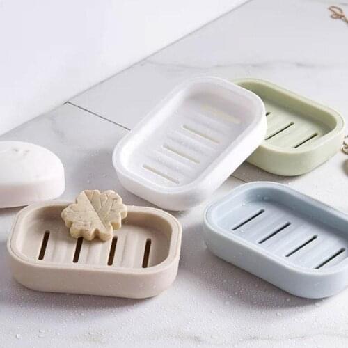 Bathroom Soap Dish Plate Case Home Shower Travel Hiking Holder Dispenser Dish Soap Soap Rack Container Plastic Soap Box F9Q1