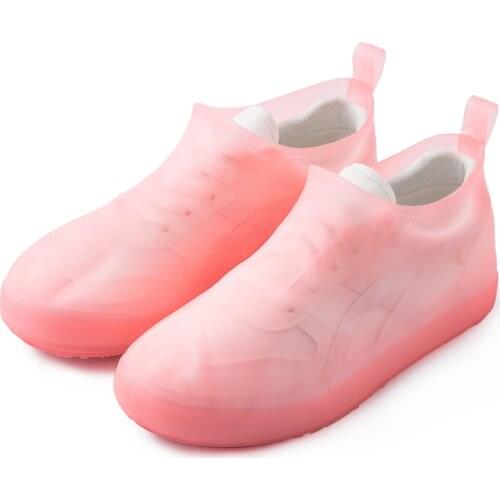 Waterproof Shoe Cover Latex Material Unisex Shoes Protectors Rain Boots for Indoor Outdoor Rainy Days 1 Pair