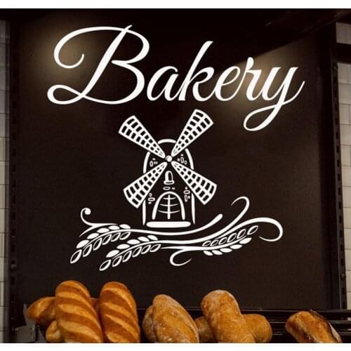 Pastries Bakery Bread Pastry Cakes Biscuits Food Wall Decal Window Sticker Handmade A8-019