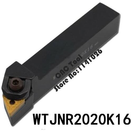 WTJNR2020K16/ WTJNL2020K16 Indexable External turning tool holder,Lathe CNC Turning Cutter,Lathe tool Holder For TNMG160404/08