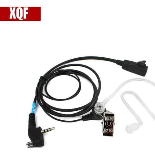 XQF 10PCS Walkie Talkie Earpiece for VERTEX VX160 VX180 Two Way Radio Portable Hf Transceiver with Covert Acoustic Tube