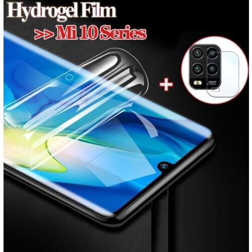 Camera protector xiaomi mi 10 lite ultra hydrogel film for xiomi mi note 10 pro/lite screen protector mi 10 pro protective films