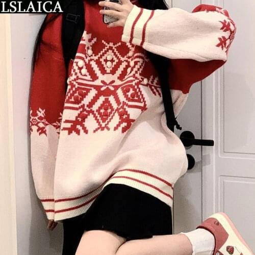 Retro Sweater Women Lazy Style Fashion New Loose Outer Knit Sweater Small Pullover Casual Long Sleeve O-Neck Tops for Women