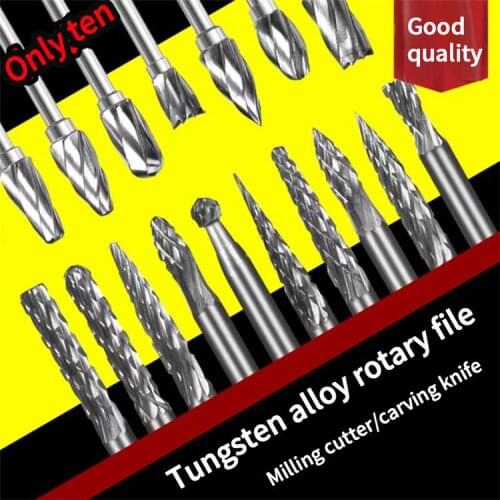 Tungsten steel barrel engraving single and double pattern 10 sticks