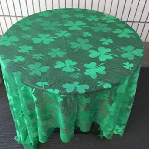 152x213cm Lace Table Cover Pattern St. Patricks Day Party Decor Table Flag Home Party Decorative Tablecloth Table Runners