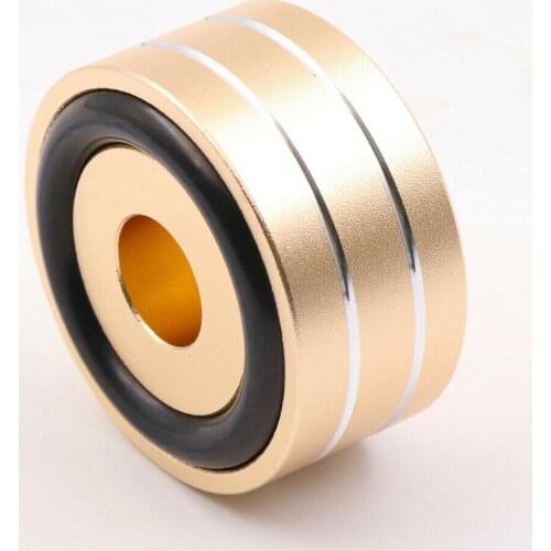 4PCS 40*20mm Machined Full Aluminum Amplifier Feet PC Chassis Speaker Cabinet Isolation Stand Base DAC Turntable Pad Cone