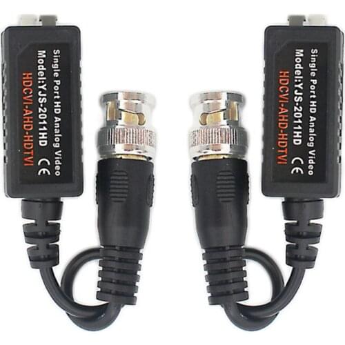 5Pair HD 720P/1080P AHD HDCVI HDTVI BNC Connector To UTP Cat5/5e/6 Video Balun Passive Transceivers Transmitter 200m