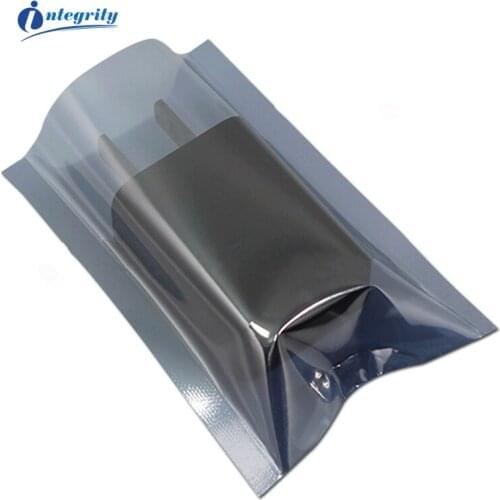 INTEGRITY 1000pcs 10*15cm ESD Anti Static Package bag Open Top Anti-Static Shielding Poly 2.5" Hard Drives Storage Packaging Bag