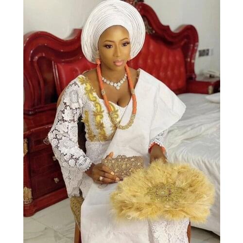 Pure White African Cord Guipure Lace Fabric 2020 High Quality Fashion Milk Silk Water Soluble Cord Lace with Stone For Wedding