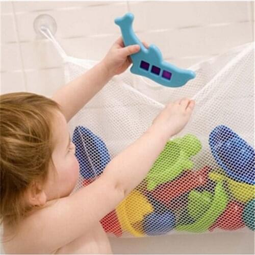 Baby Bath Toys Bathroom Tub Toys Bathing Bath Toy Storage Folding Hanging In The Bath Bag Mesh Organizer For Toy In The Bathroom