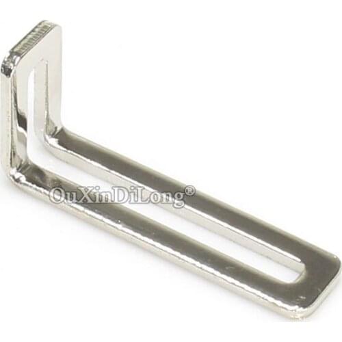 DHL 100PCS Metal L Furniture Reinforced Corner Braces 3mm Thicken Connecting Fittings Board Shelf Support Brackets Nickel Plated