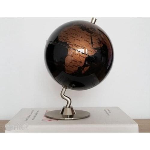 Diameter 14CM HD Retro Metal Globe Home Furnishing Office Living room Decoration ball