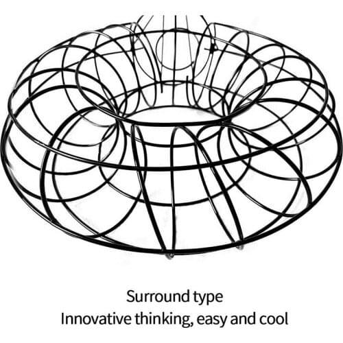 Outdoor Hanging Wild Bird Seed Feeder Round Garden Yard Fat Ball Feeding For Decorating Courtyard Garden Patio