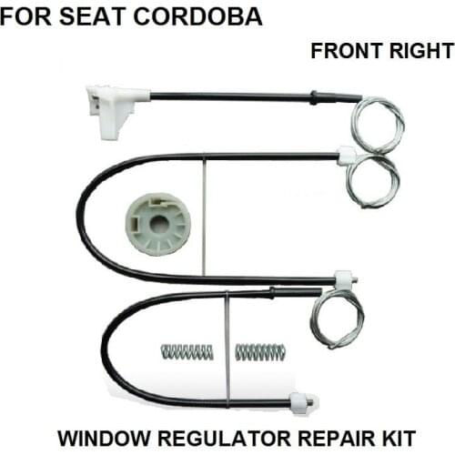 FOR SEAT CORDOBA 6K1 6K2 ELECTRIC WINDOW REGULATOR REPAIR KIT FRONT-RIGHT NEW