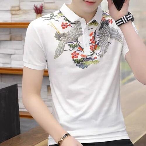 Top quality T-shirt mens summer new T-shirt casual short-sleeved T-shirt O-neck jacket hanging shirt