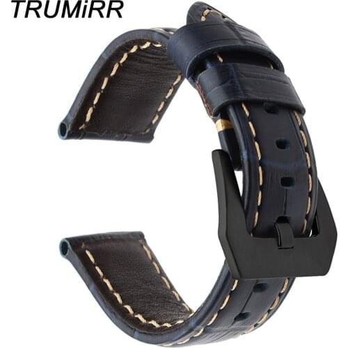 Italian Calf Leather Watchband for Fossil Q Gazer Founder Wander Crewmaster Grant Marshal Explorist Nate Watch Band Wrist Strap