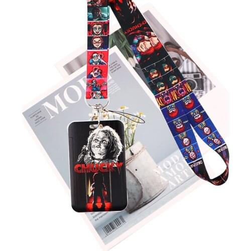 JY096 Cartoon Horror Lanyard Neck Strap for Key ID Card Cell Phone Straps Badge Holder Fashion Accessories