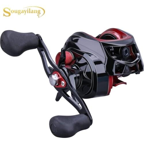 Sougayilang Baitcasting Reels 17+1BB and 7.1 :1 High Speed Gear Ratio Anti-corrosion for Saltwater Freshwater Carp Fishing Reel