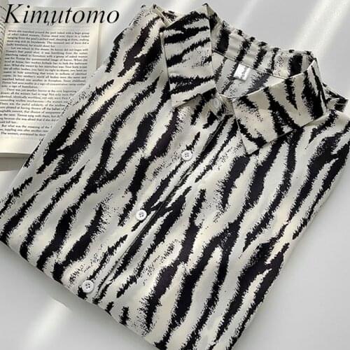 Блузки с принтом Kimutomo China At AliExpress