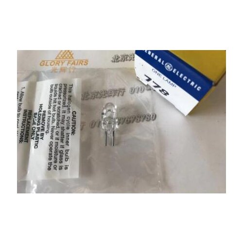GE778 6V 20W 49718 G4 microscope lamp,778 6V20W light bulb