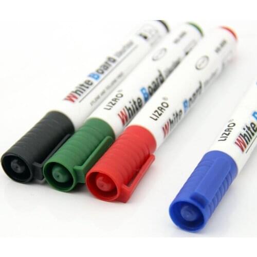 10 PCS/Lot 4 Colors Big Capacity Erasable Whiteboard Marker Pen Environment Friendly Marker Office School Supplies Erasable Pen