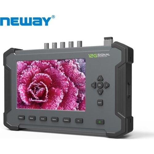 Metal Housing 7 inch 1280x800 SD HD 3G 6G 12G-SDI Signal Support with Single/Dual/Quad links Signal Generator