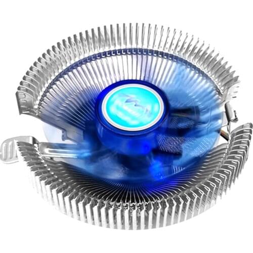 POLAR ICEFLOW Low Profile CPU Air Cooler with 120mm Quiet Fan Aluminum Fins for AMD AM4 AM3+ AM3 AM2+ AM2 FM2 FM1 LGA #21