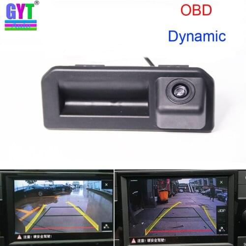 Original Dynamic HD Handle Switch Car Rear View Camera For Audi Q2 Q2L Q5L A5 Skoda Rapid 2020 KODIAQ Polo